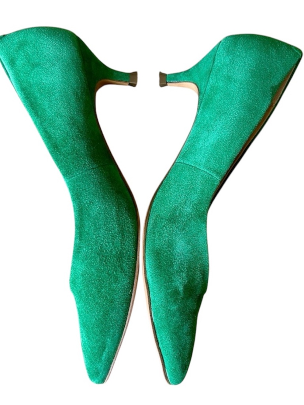Vionic Josie Kitten Heel Emerald Suede Size 7